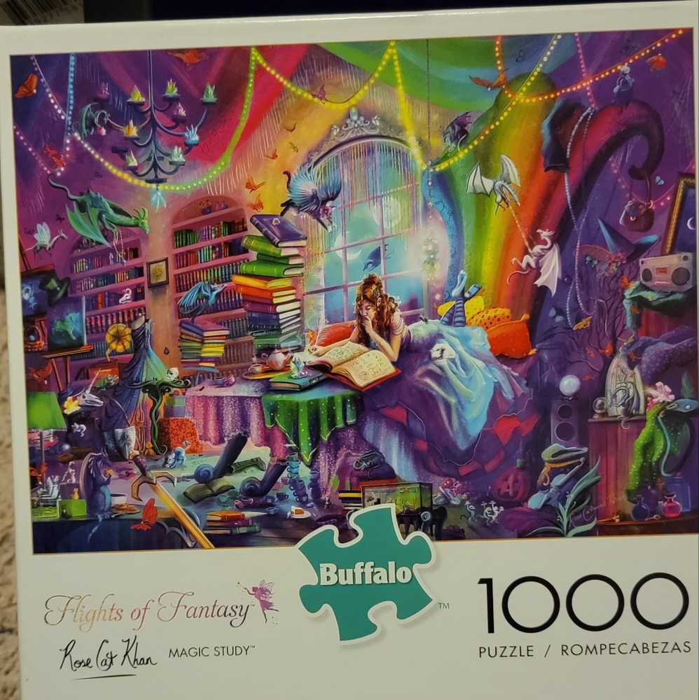 New in box flights of Fantasy 1000 piece puzzle Rise Cat khan